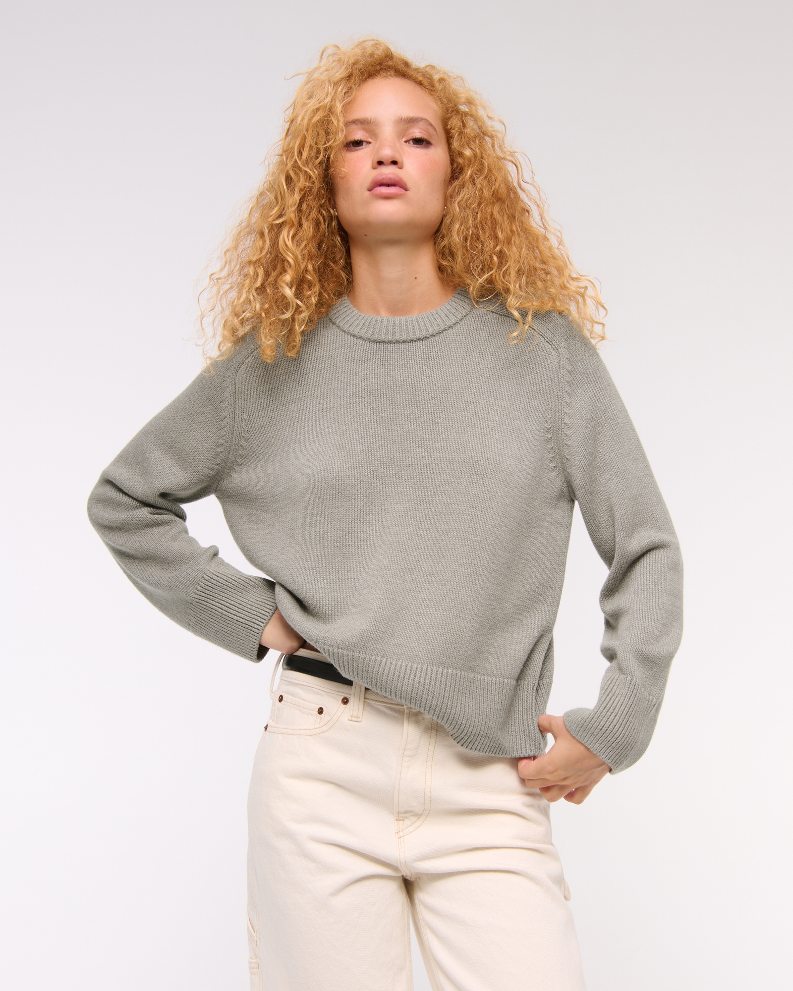 The A&F Madeline Western Crew Sweater