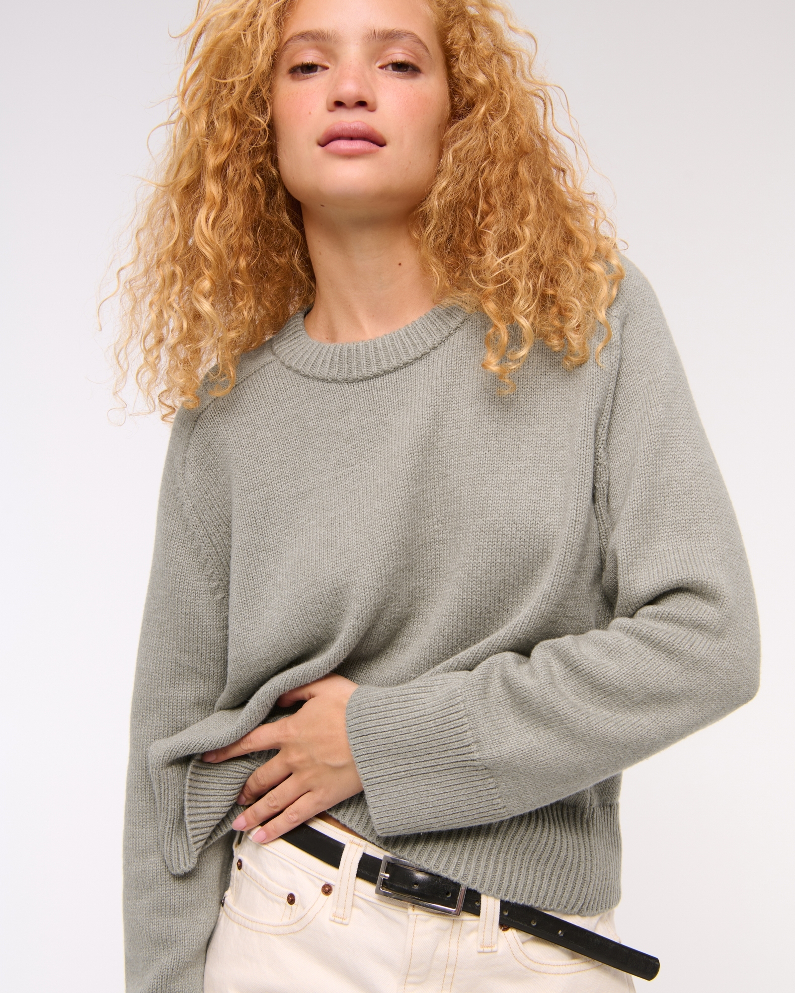 The A&F Madeline Western Crew Sweater