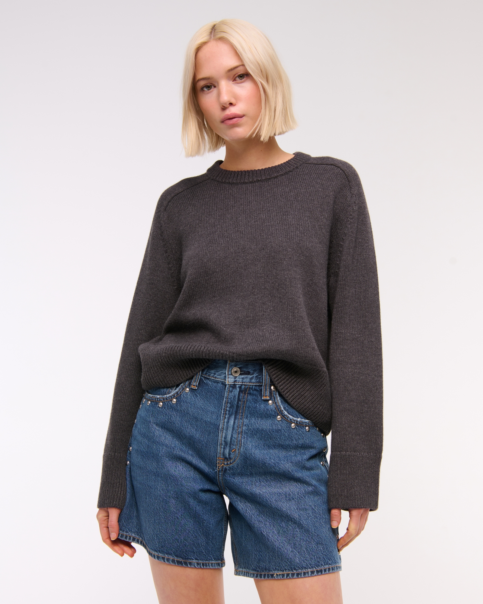 The A&F Madeline Western Crew Sweater