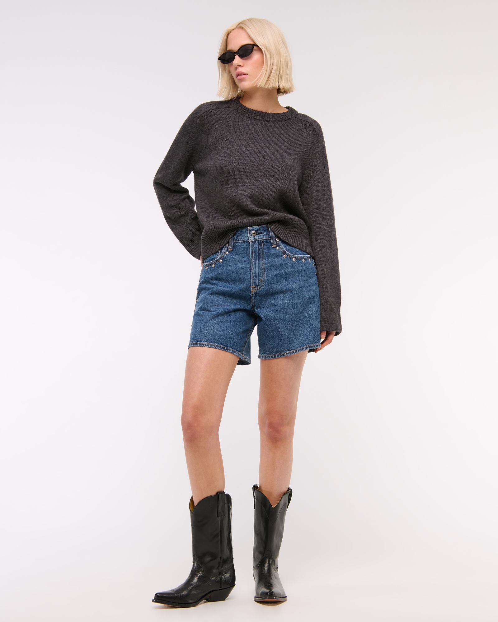 The A&F Madeline Western Crew Sweater