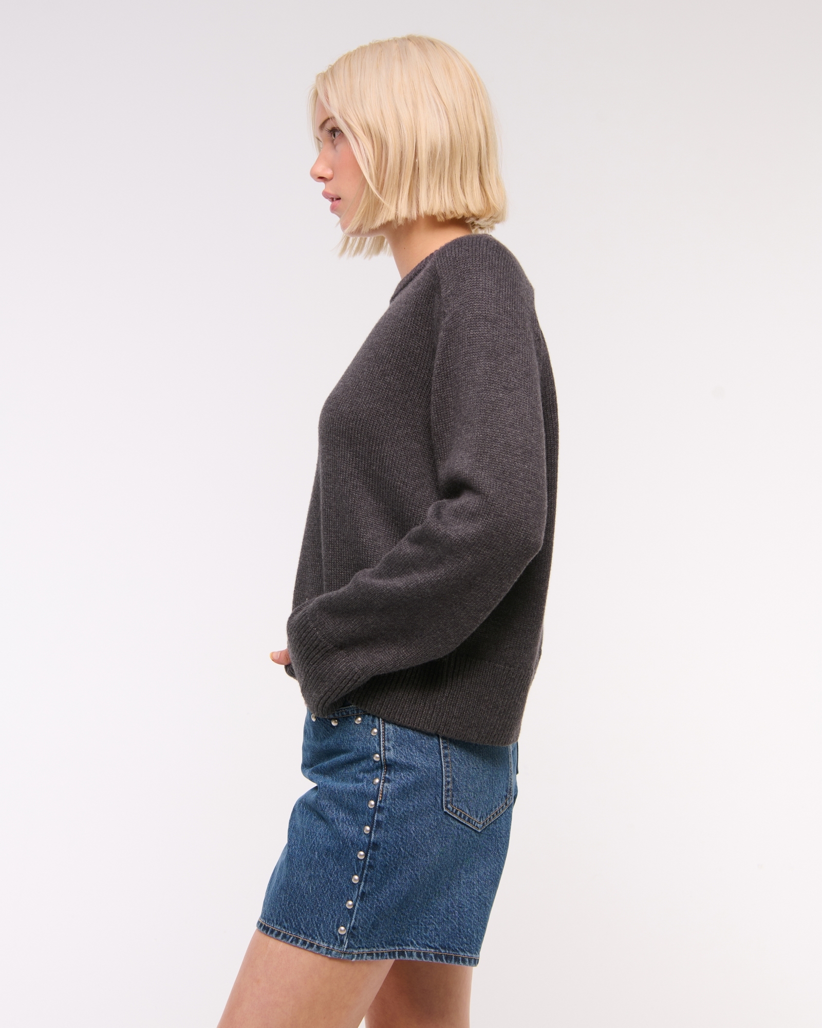 The A&F Madeline Western Crew Sweater