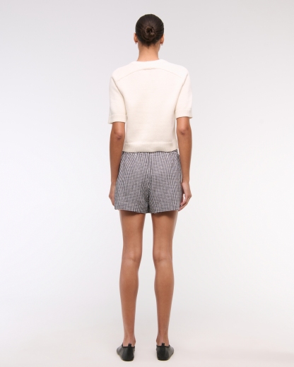 The A&F Madeline Textural Crew Sweater Tee