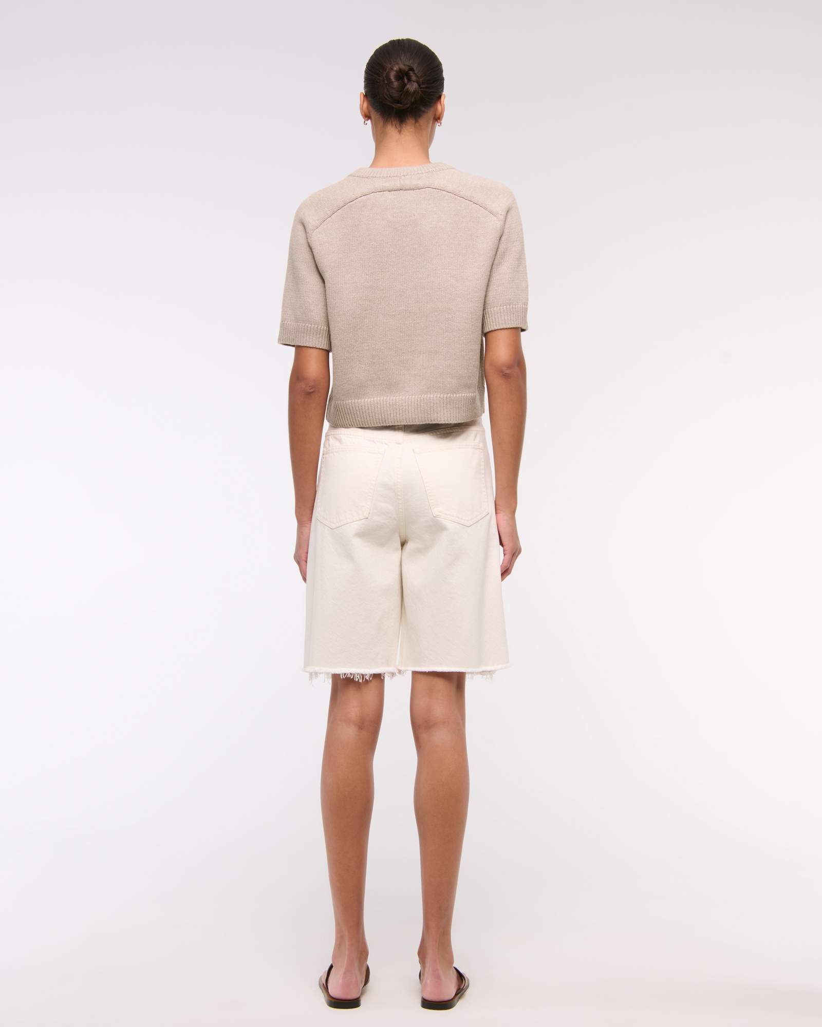 The A&F Madeline Textural Crew Sweater Tee