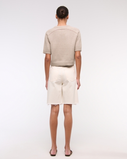 The A&F Madeline Textural Crew Sweater Tee