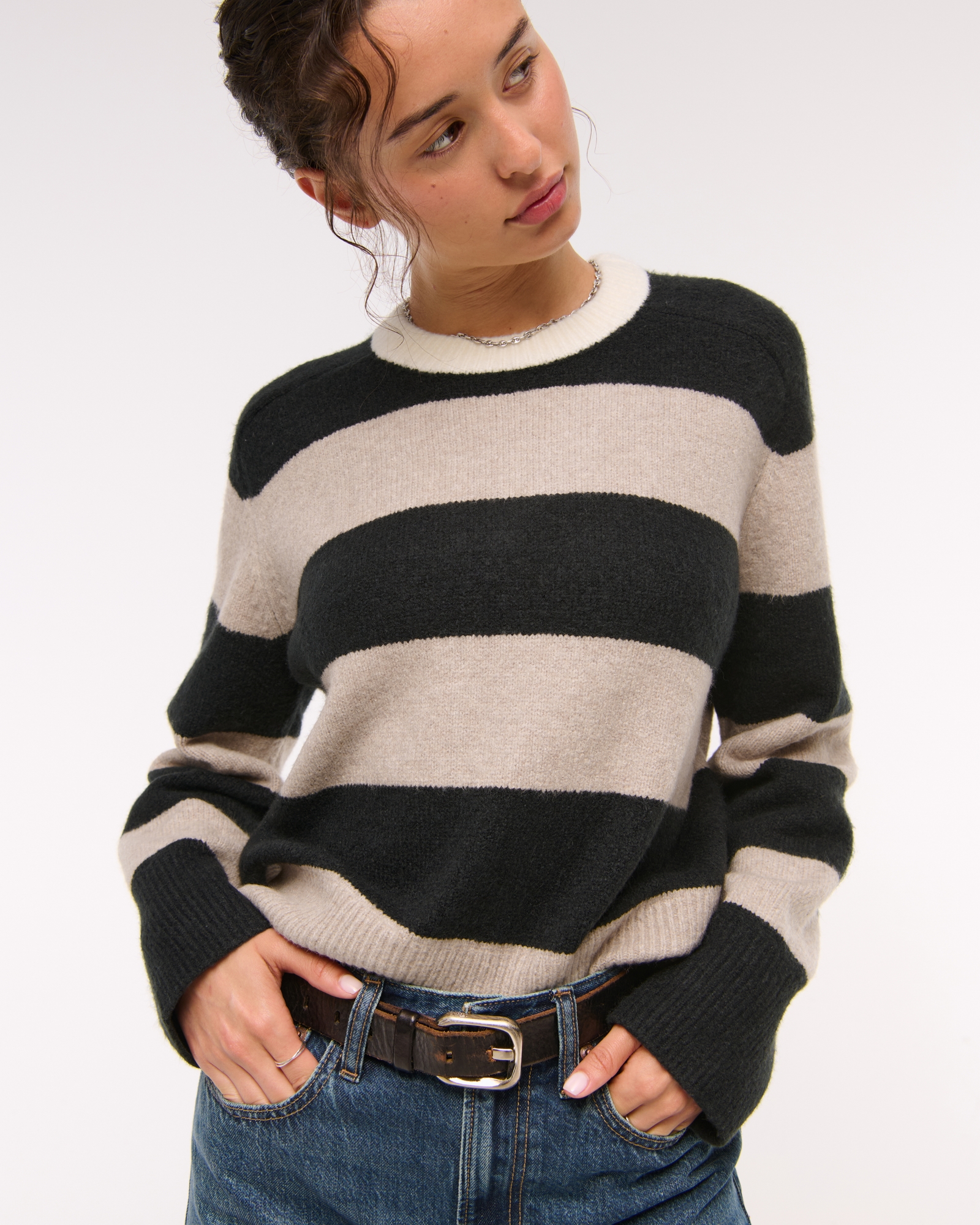The A&F Madeline Western Crew Sweater