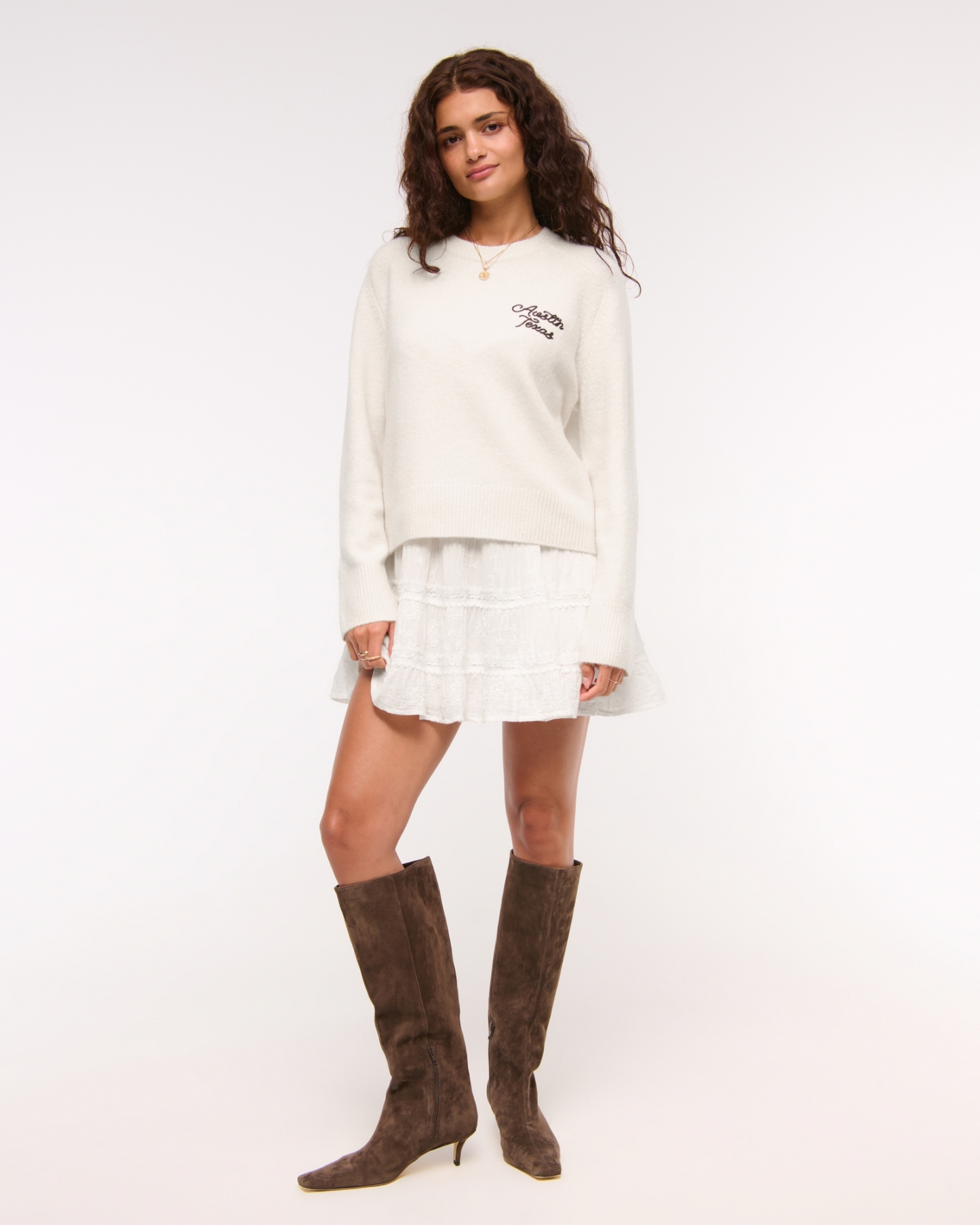 The A&F Madeline Western Crew Sweater