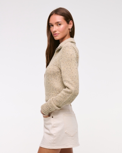 Double Zipper Western Cardigan