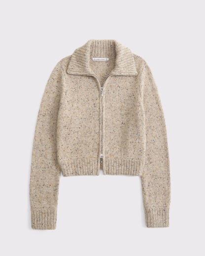 Double Zipper Western Cardigan