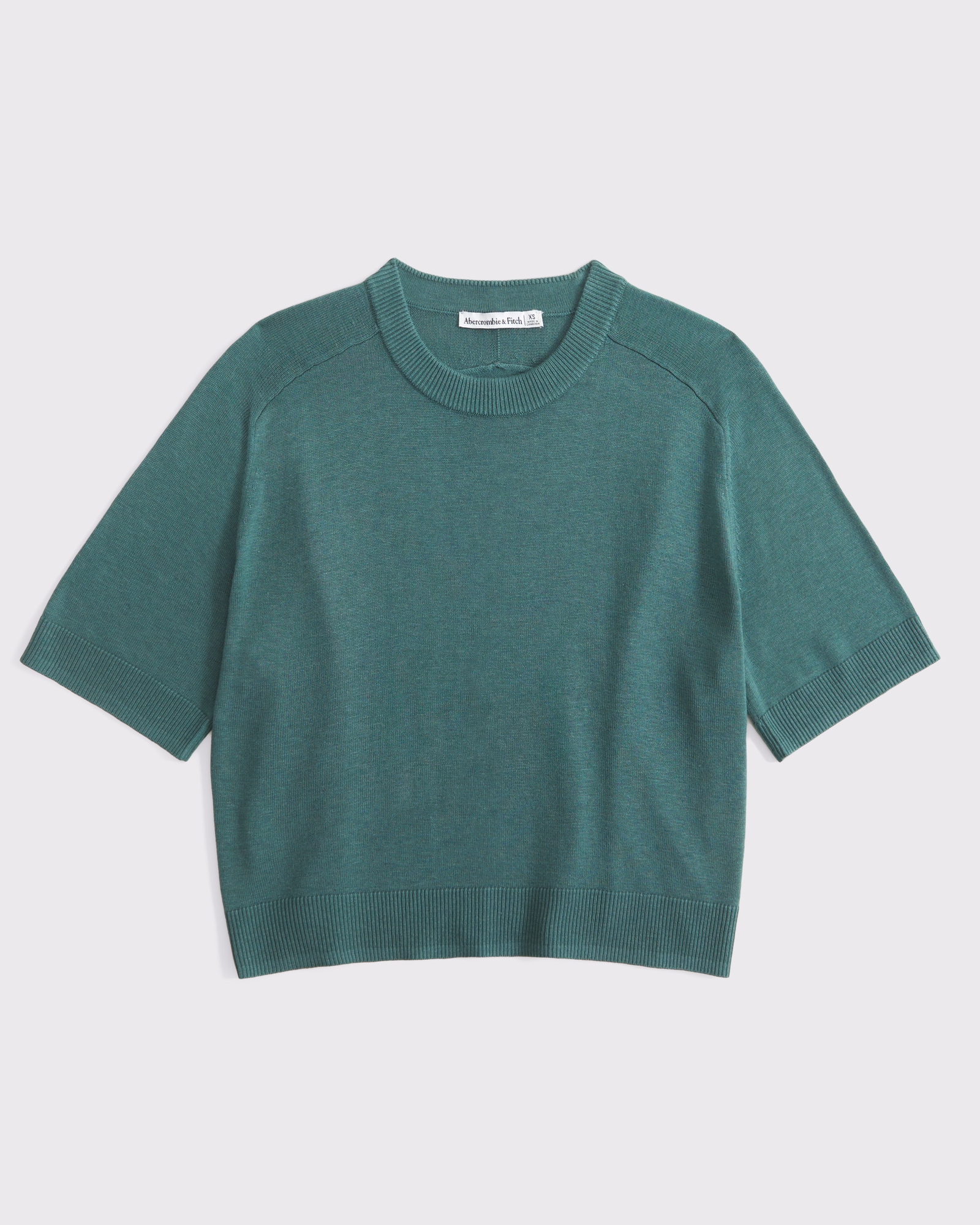 The A&F Madeline Textural Crew Sweater Tee