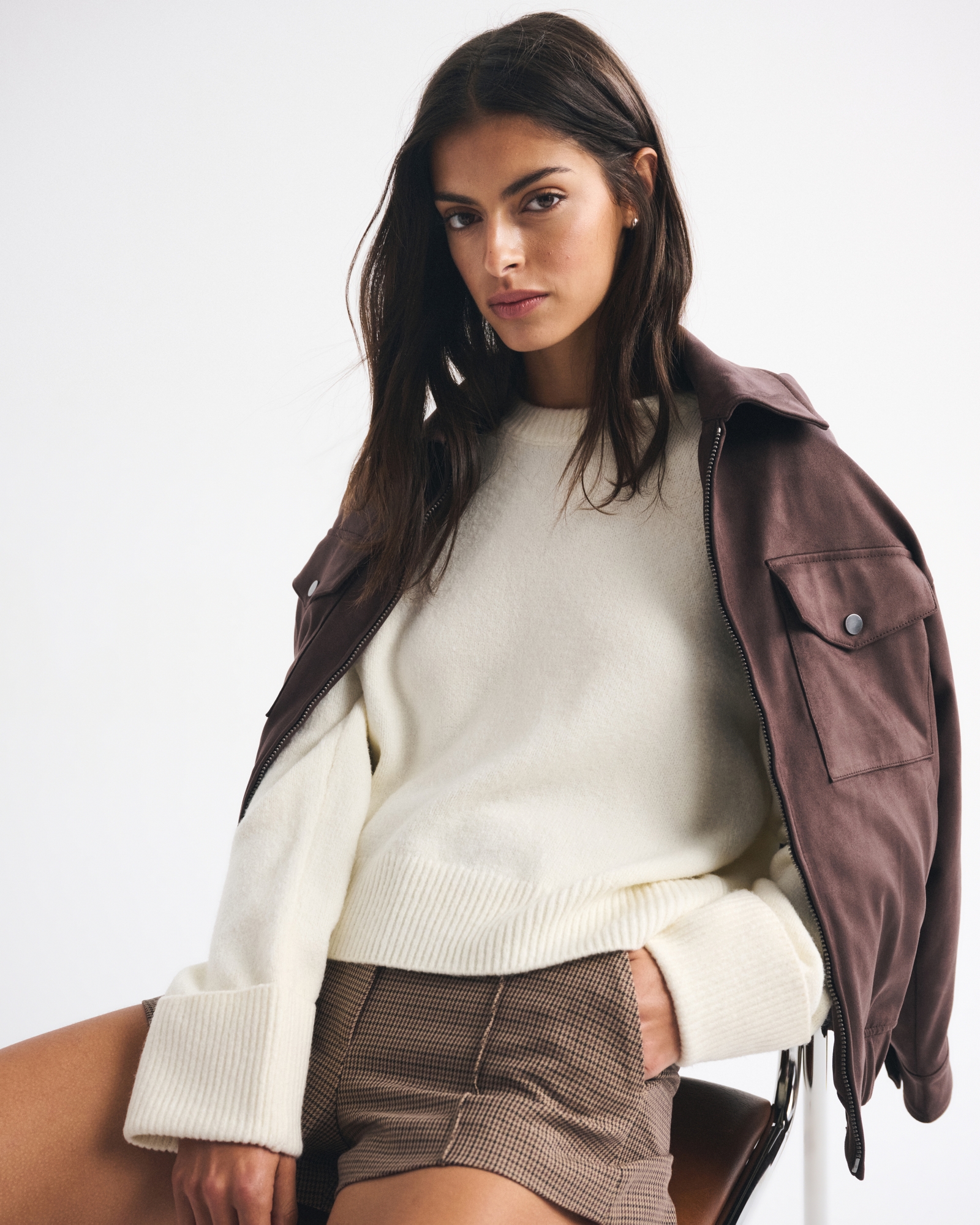 The A&F Madeline Western Crew Sweater