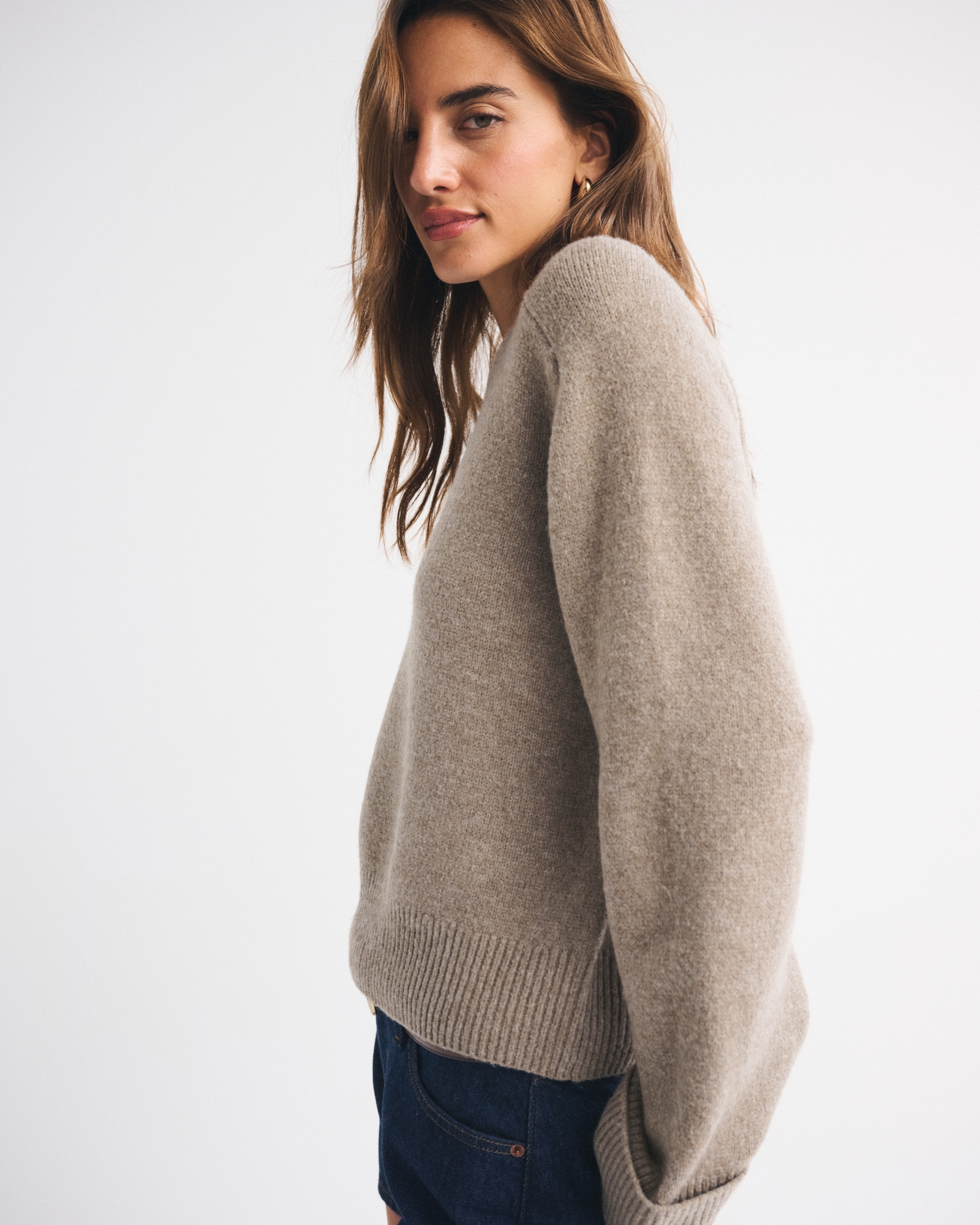 The A&F Madeline Western Crew Sweater