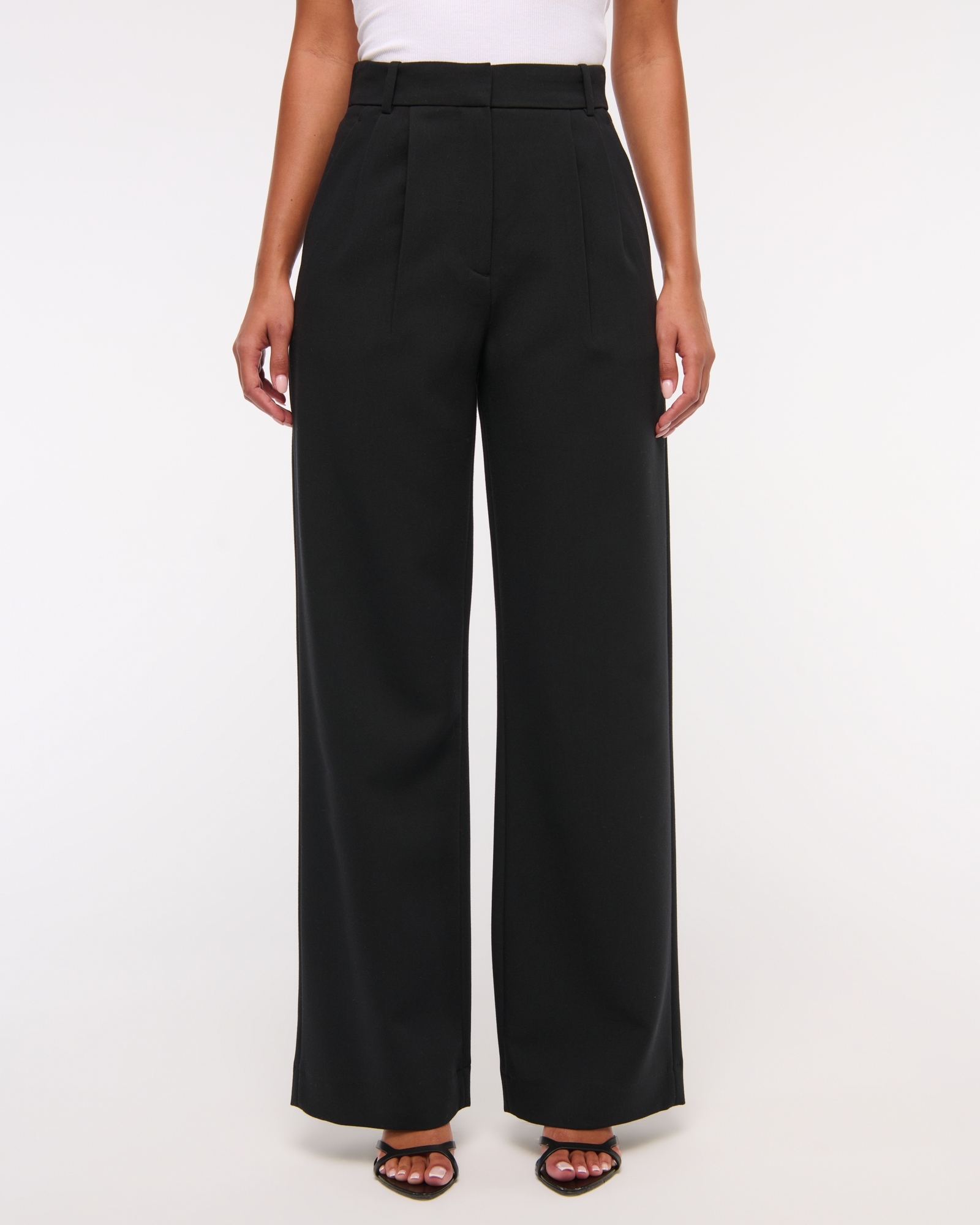 A&F Sloane Tailored Wide Leg Pant