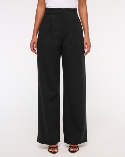 A&F Sloane Tailored Wide Leg Pant