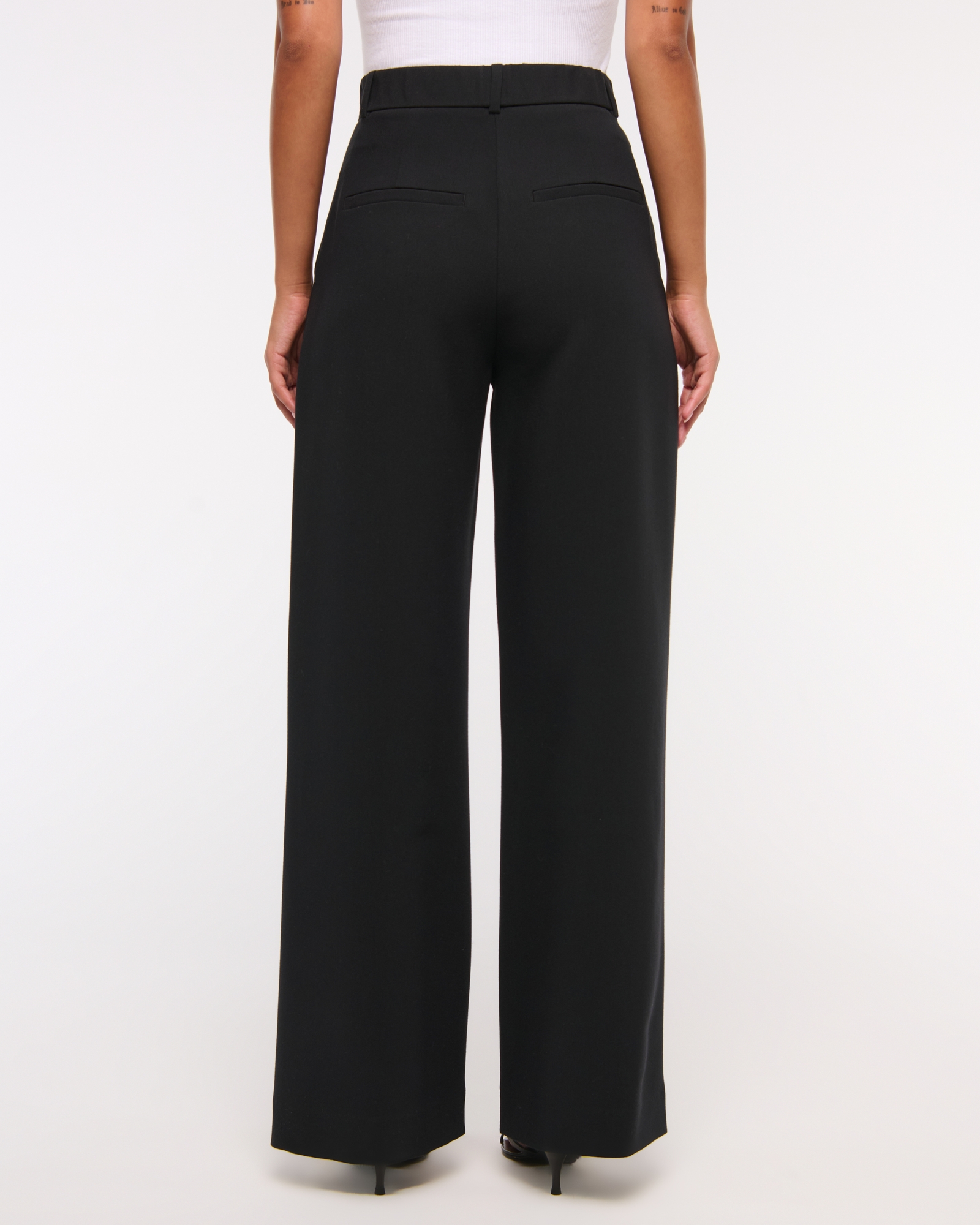 A&F Sloane Tailored Wide Leg Pant