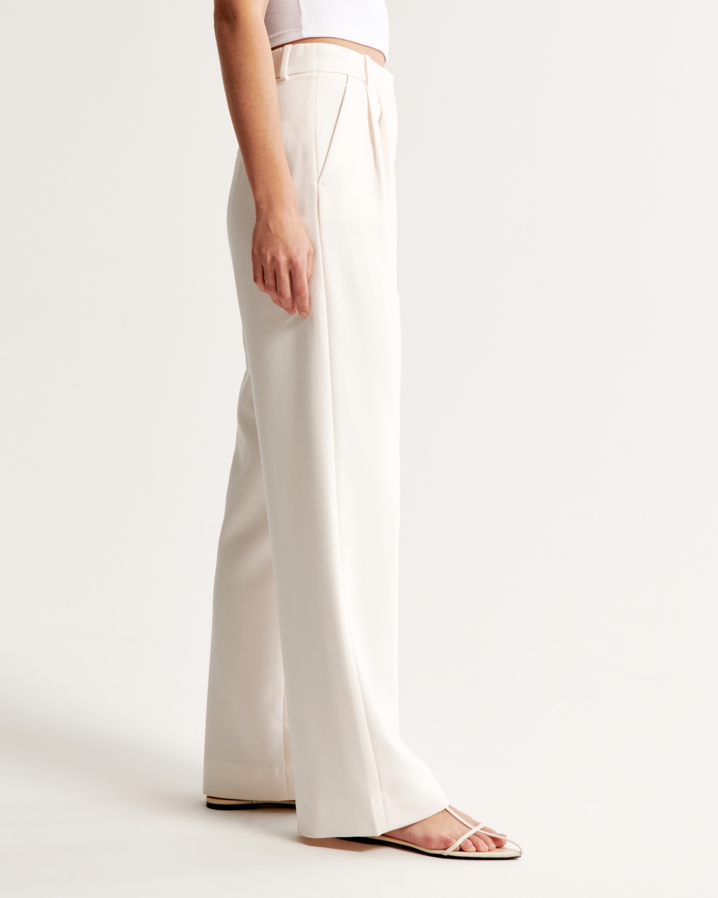 A&F Sloane Tailored Wide Leg Pant