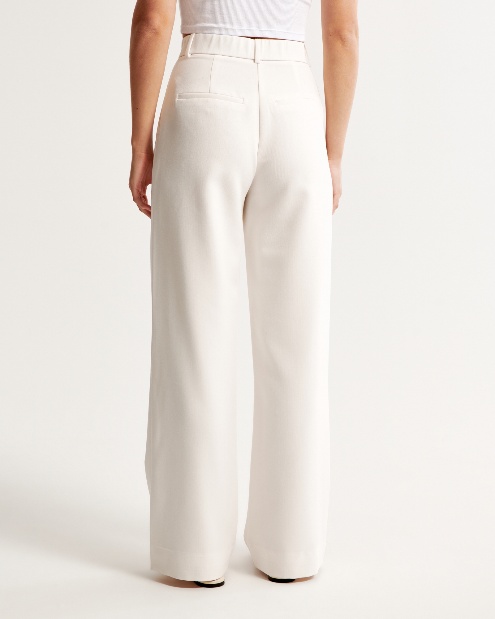 A&F Sloane Tailored Wide Leg Pant