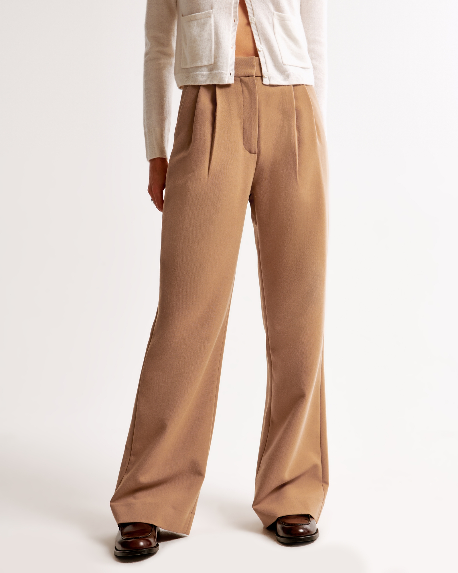 A&F Sloane Tailored Wide Leg Pant