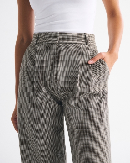 A&F Sloane Tailored Wide Leg Pant