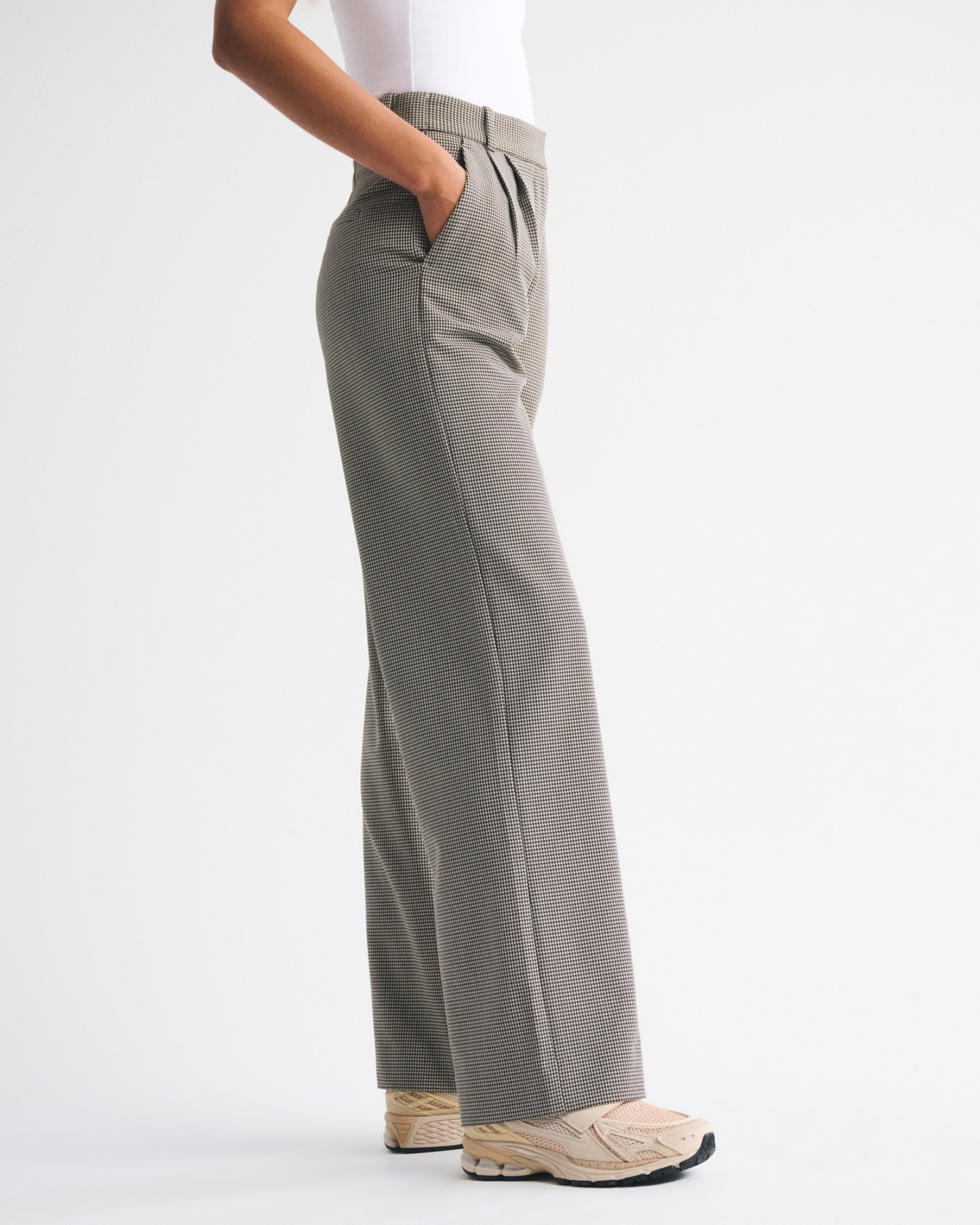 A&F Sloane Tailored Wide Leg Pant