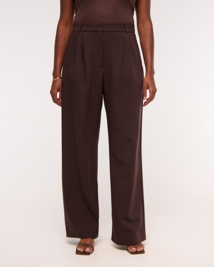 A&F Sloane Tailored Wide Leg Pant