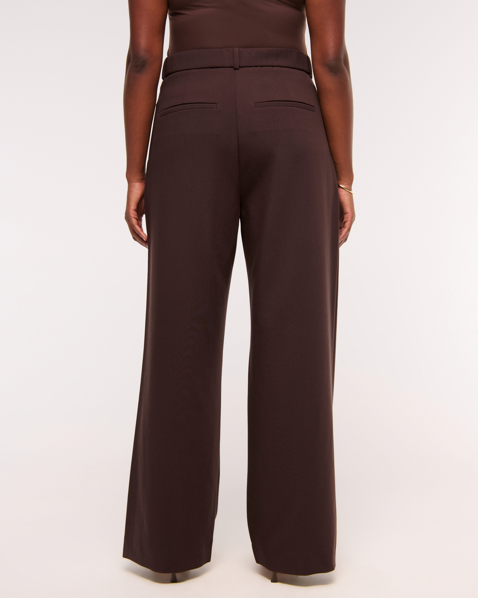 A&F Sloane Tailored Wide Leg Pant