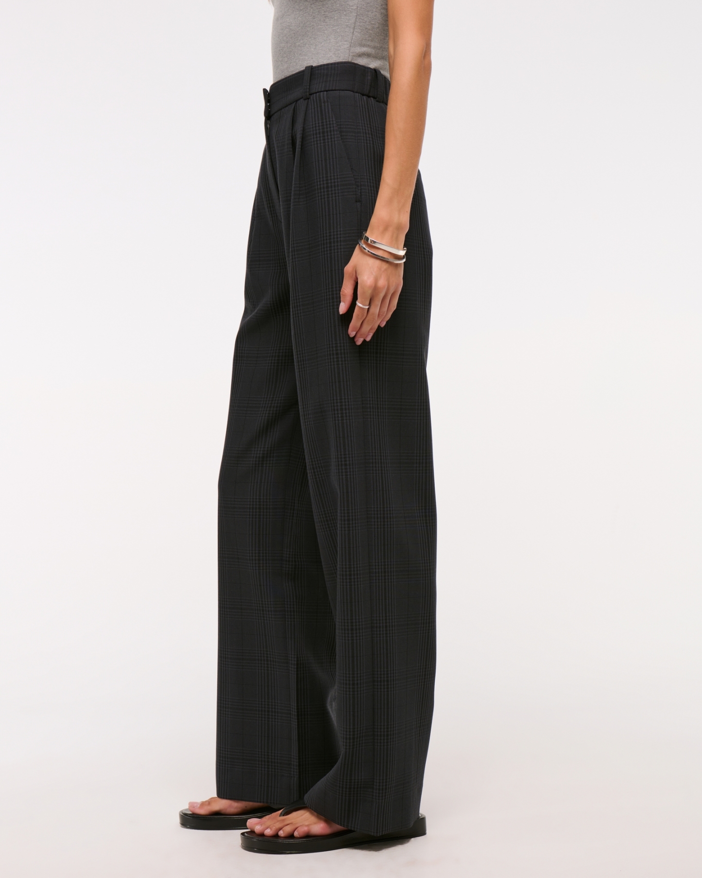 A&F Sloane Tailored Wide Leg Pant