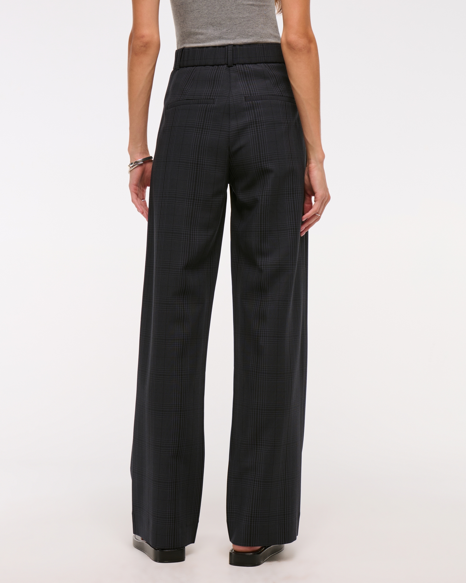 A&F Sloane Tailored Wide Leg Pant