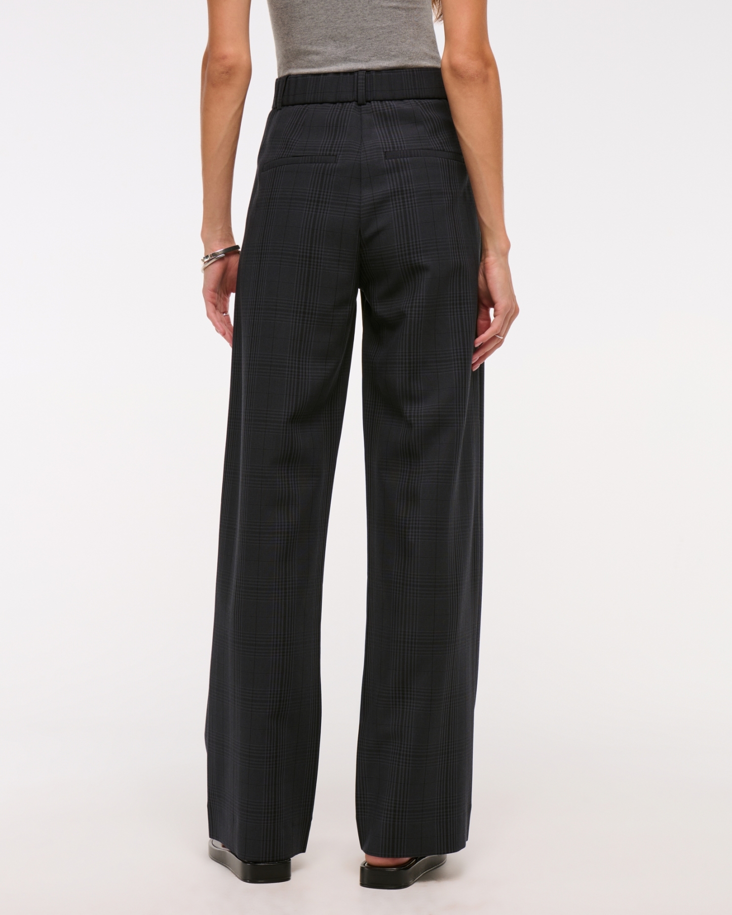 A&F Sloane Tailored Wide Leg Pant