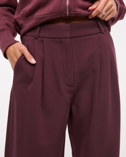 A&F Sloane Tailored Wide Leg Pant