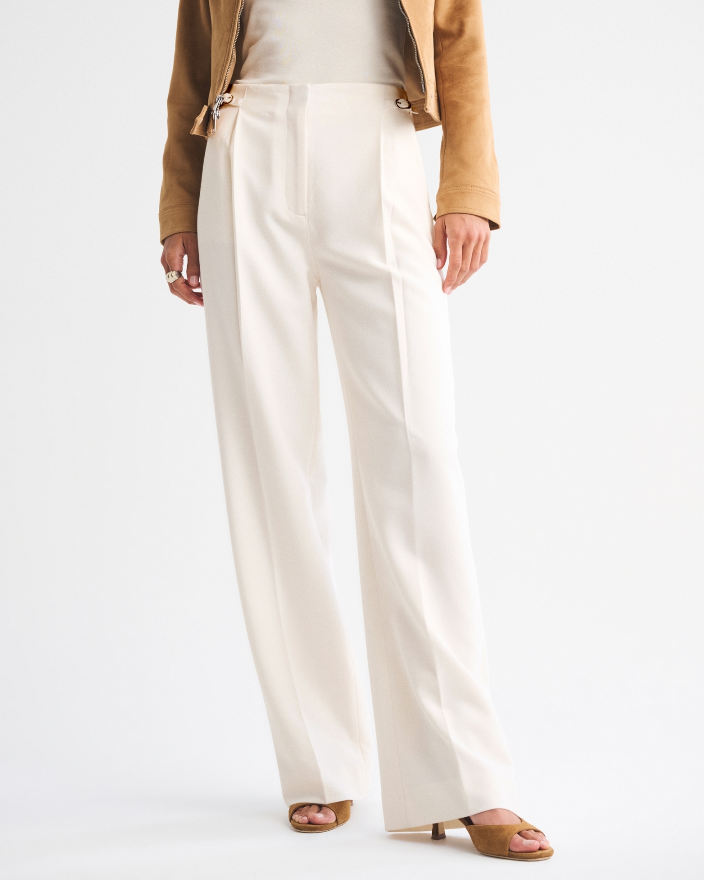A&F Sloane Tailored Wide Leg Pant