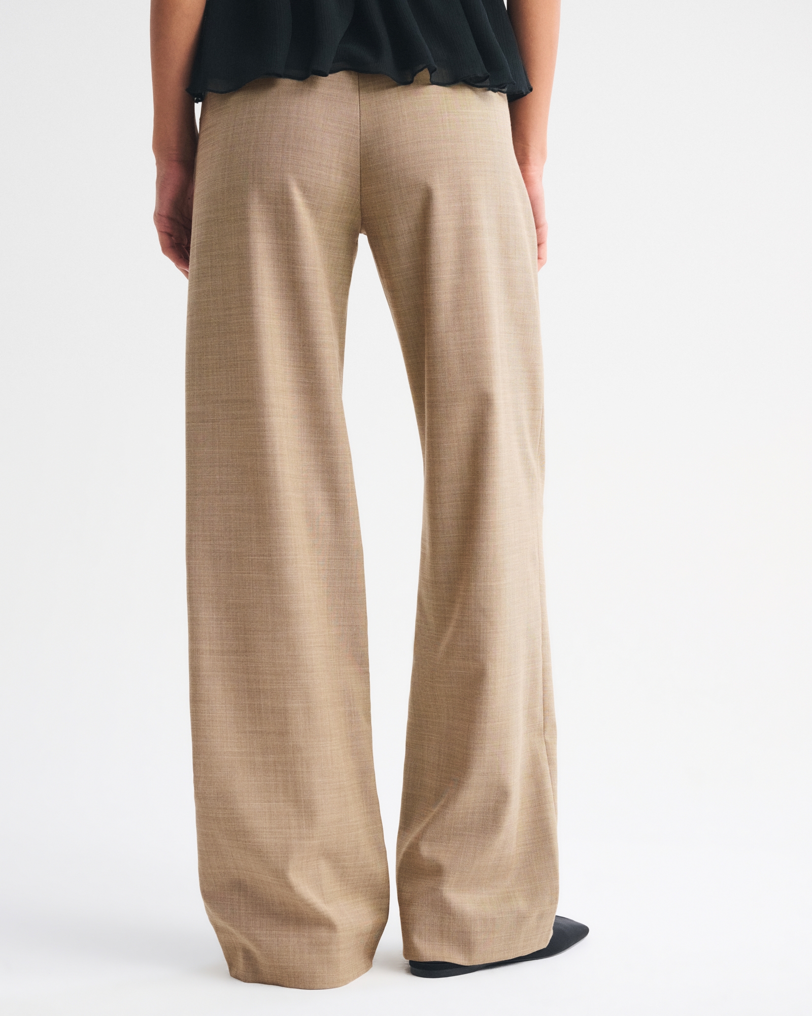 A&F Sloane Tailored Wide Leg Pant