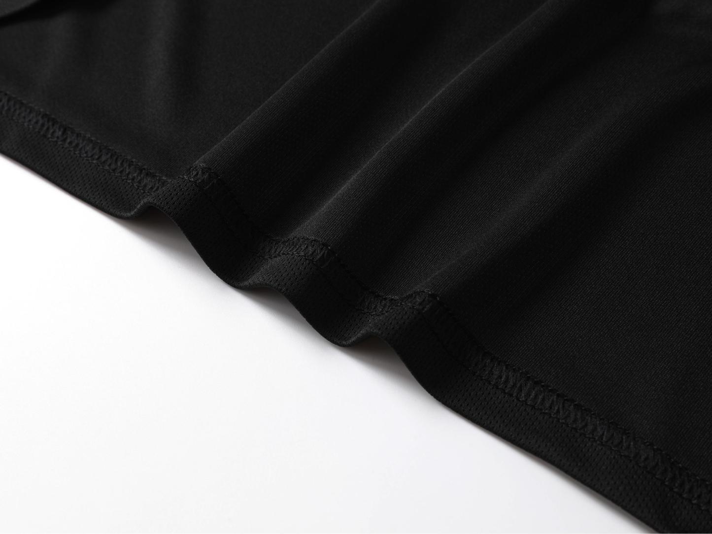  Men’s Casual Striped Panel Design Short Sleeve T-Shirts