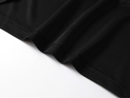  Men’s Casual Striped Panel Design Short Sleeve T-Shirts