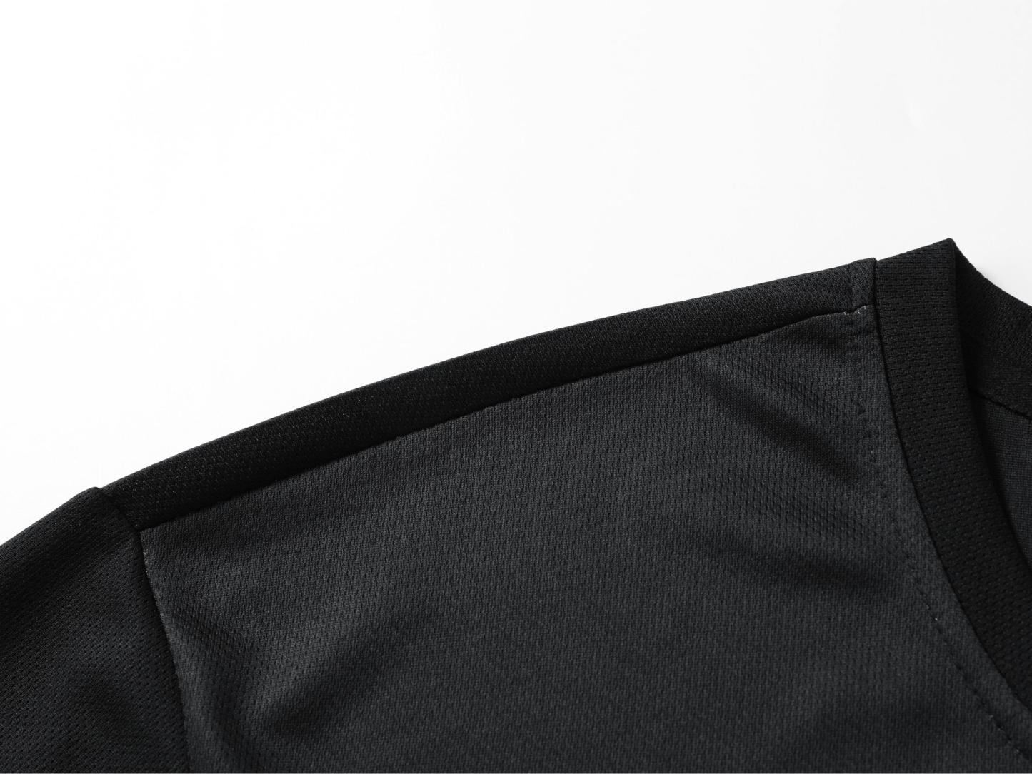  Men’s Casual Striped Panel Design Short Sleeve T-Shirts