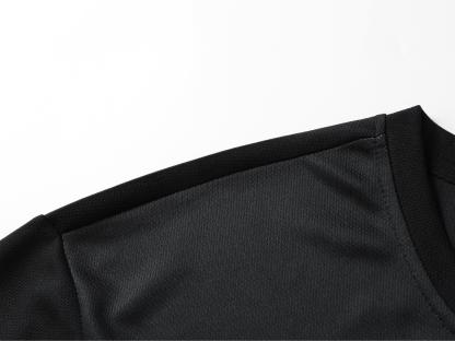  Men’s Casual Striped Panel Design Short Sleeve T-Shirts