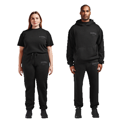 Varsity Logo Sweatpants in Onyx, Large