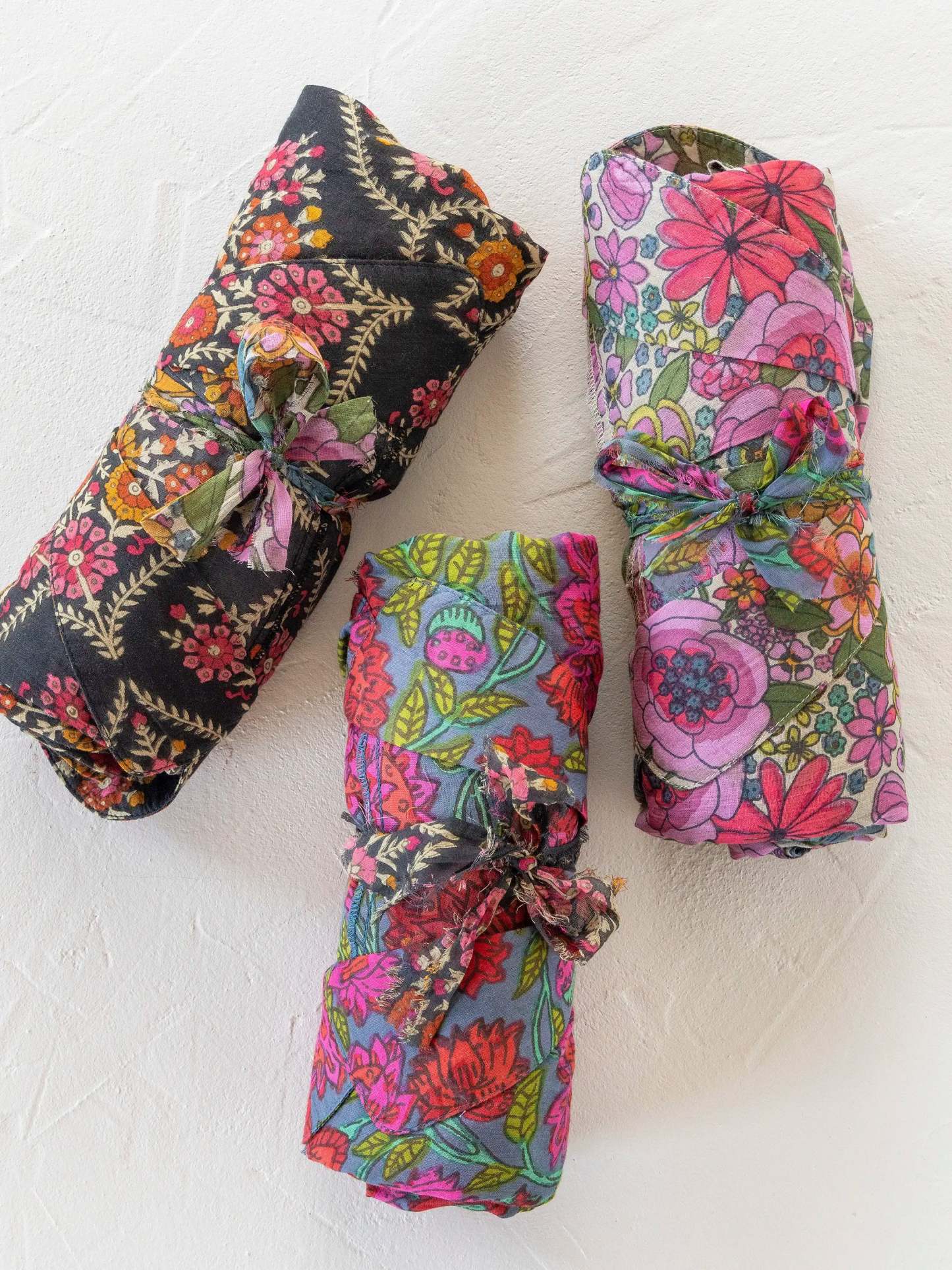 Dreamy Cotton Pajama Set - Drawn Garden Multi