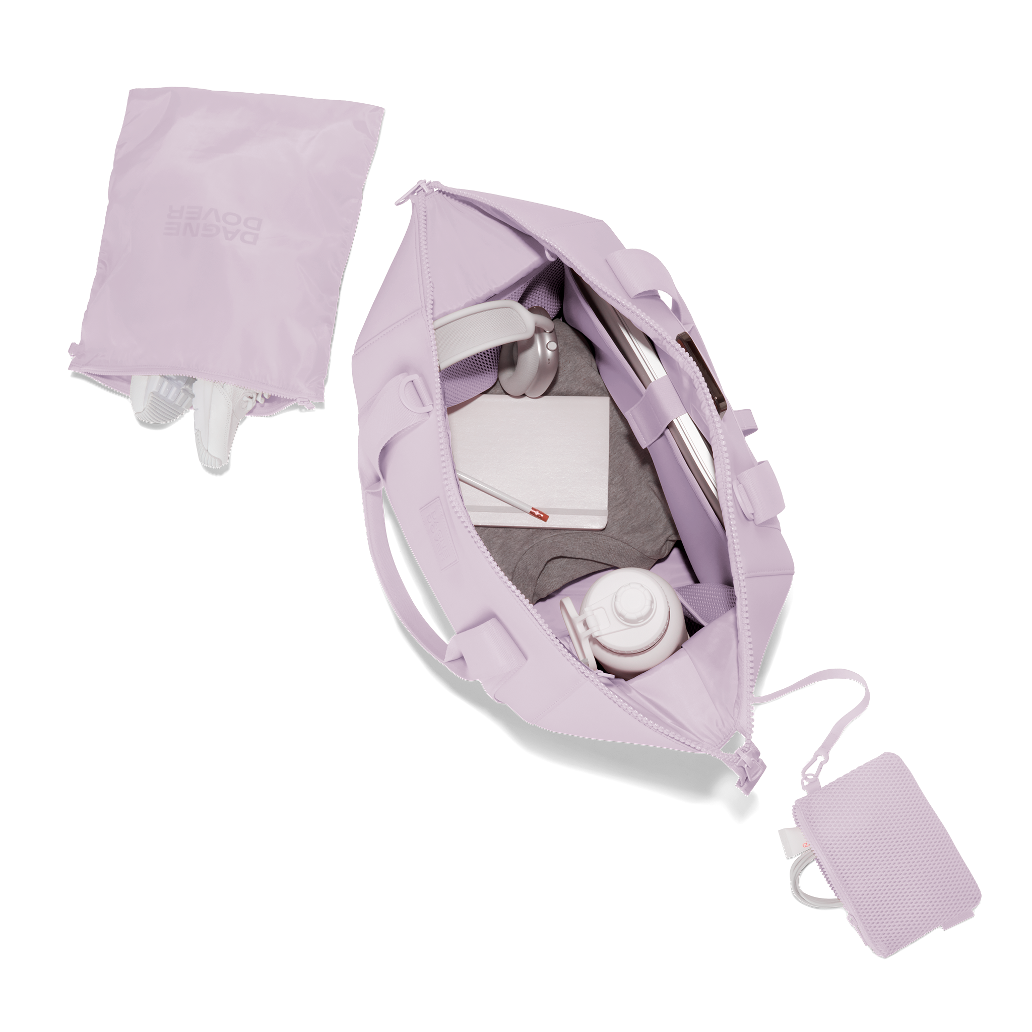 Landon Carryall in Washed Lilac, Large