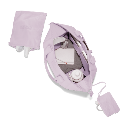 Landon Carryall in Washed Lilac, Large