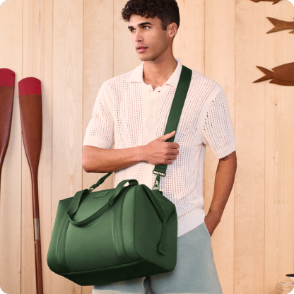 Landon Carryall in Washed Lilac, Large