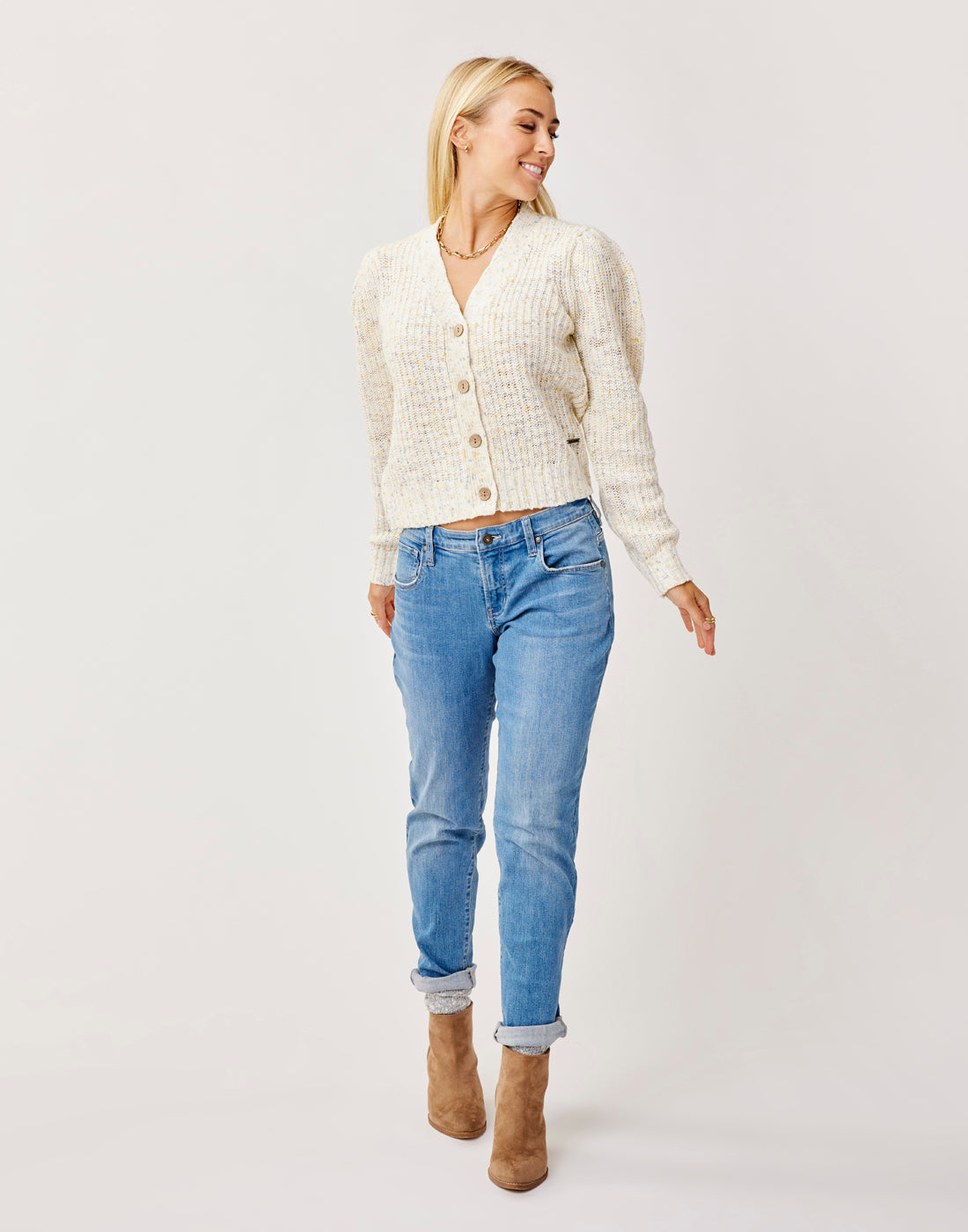 Tinsley Spacedye Sweater: Birch Multi