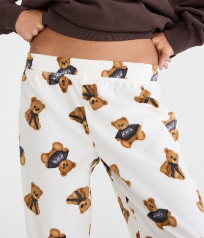 Teddy Bear Polyfleece Sleep Pants