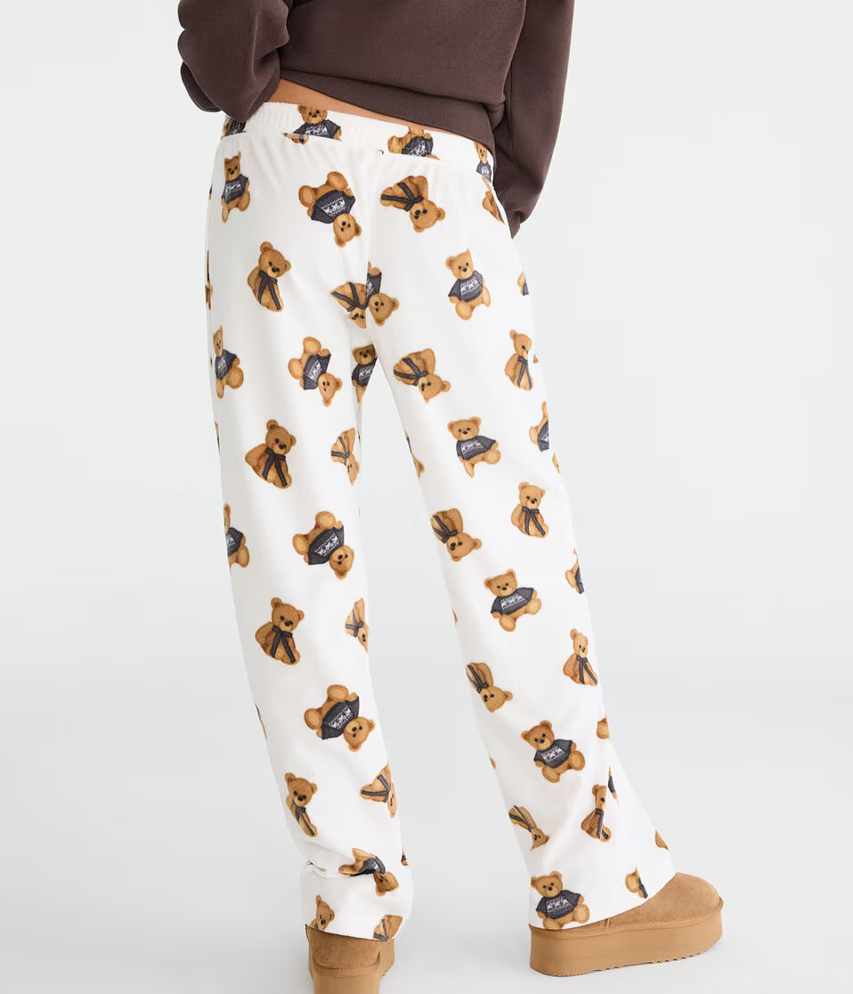 Teddy Bear Polyfleece Sleep Pants