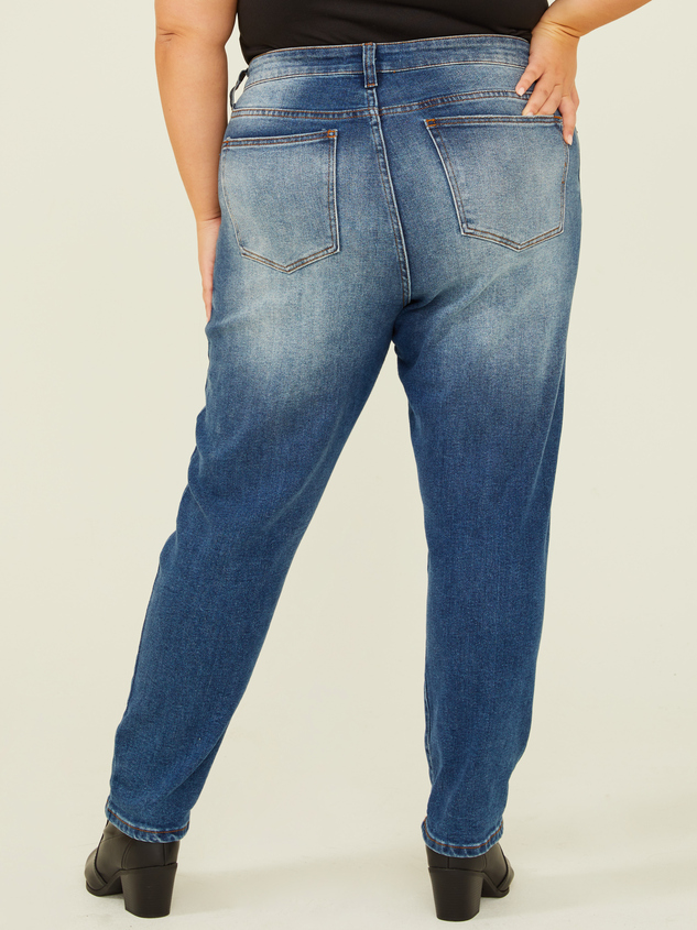 Destructed Girlfriend Jeans