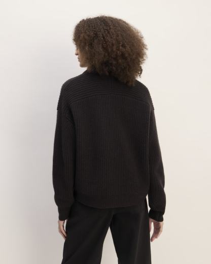 The Felted Merino Half-Zip Sweater