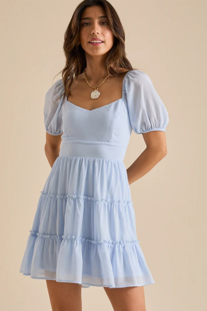 Marleigh Bow Back Mini Dress