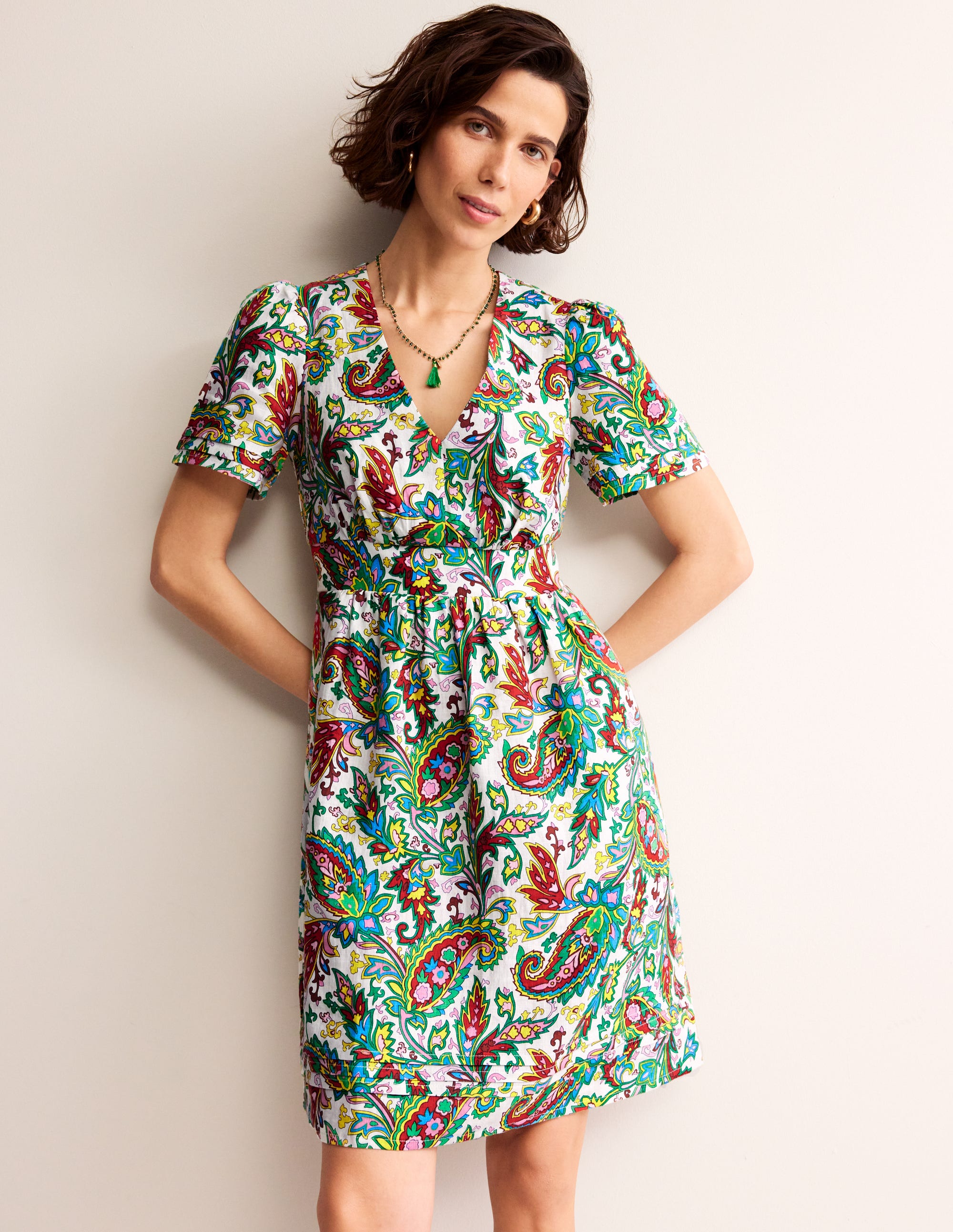 Eve Linen Short Dress