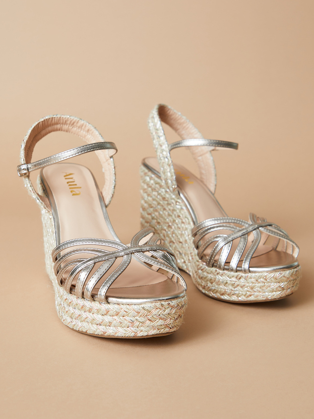 Whitney Metallic Wedge