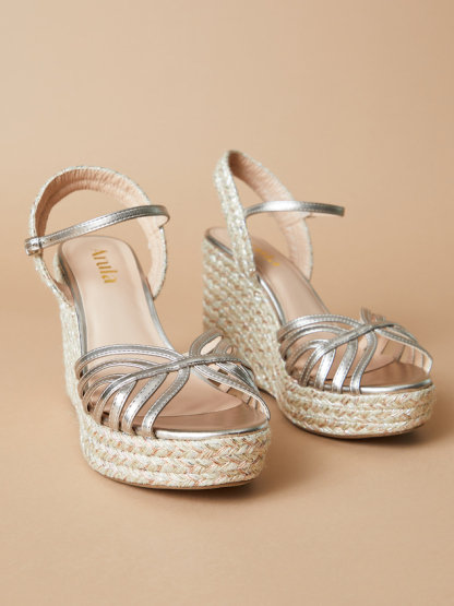 Whitney Metallic Wedge