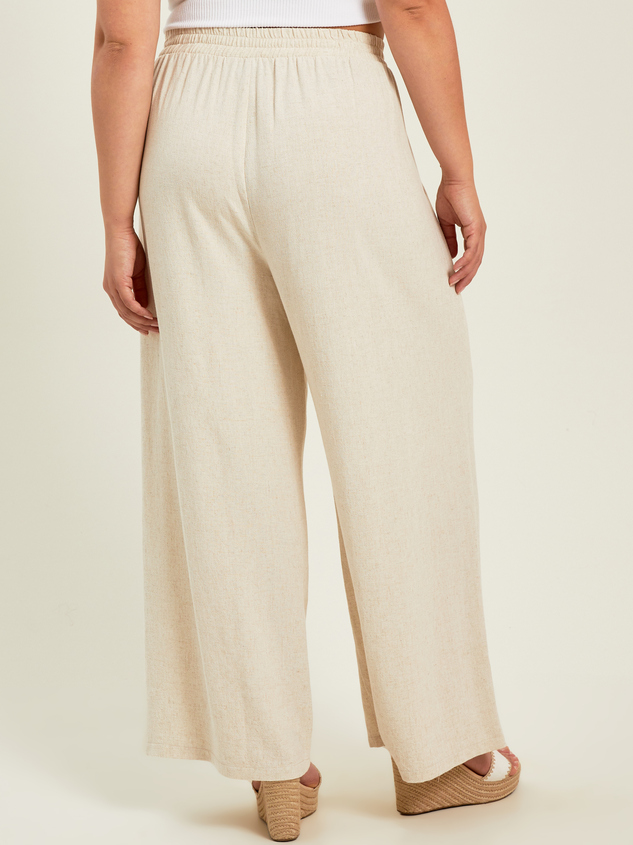 Saxon Linen Wide Leg Pants